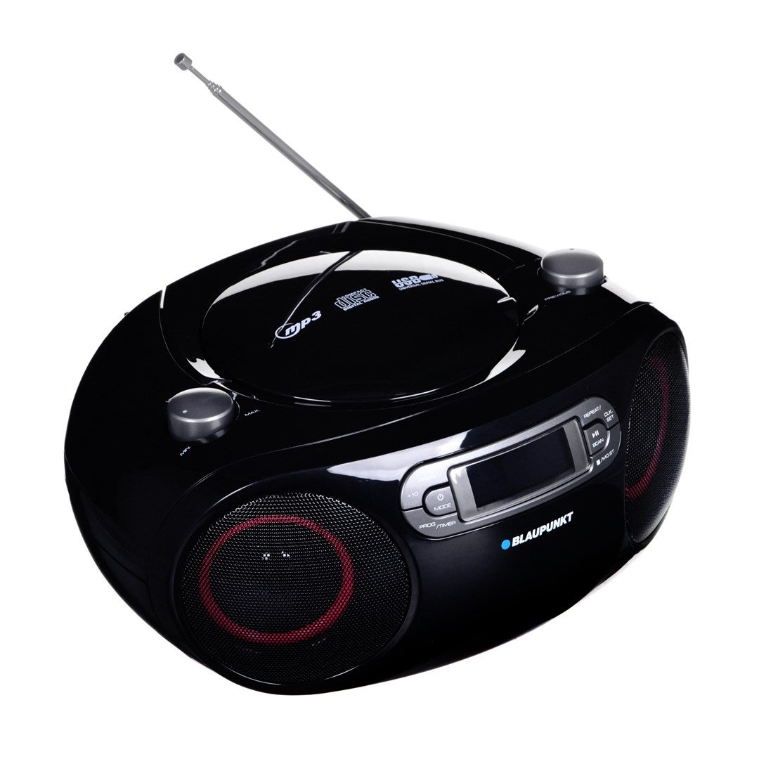 Boombox z radiem FM Odtwarzacz CD USB AUX Blaupunkt BB18BK - 2
