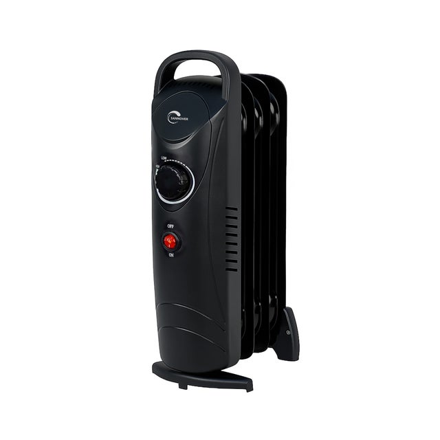 Radiateur Electrique Mobile Bain d'Huile Baneos 500 W Noir Sannover