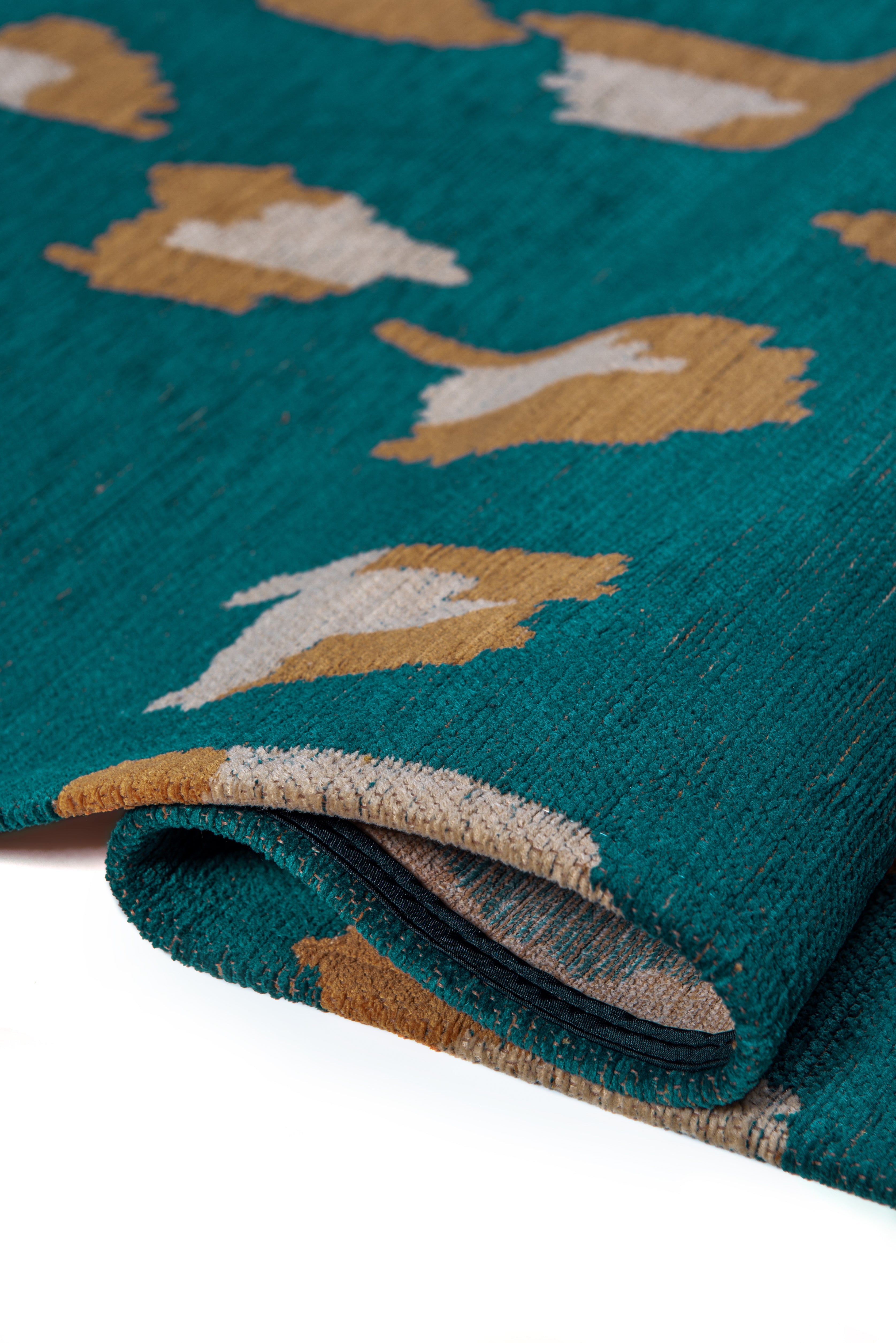 Tapis de salon moderne tissé plat ARIES 80x150 cm - 4