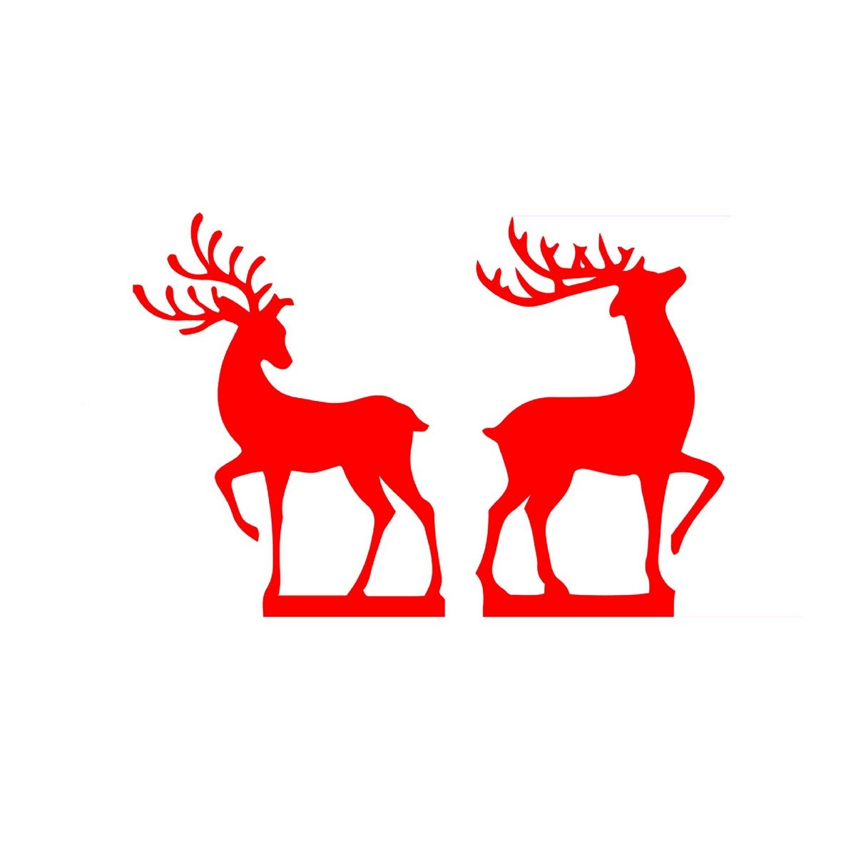 Decoración de Metal Reno 8, Metal, Rojo, EPIKASA Leroy Merlin