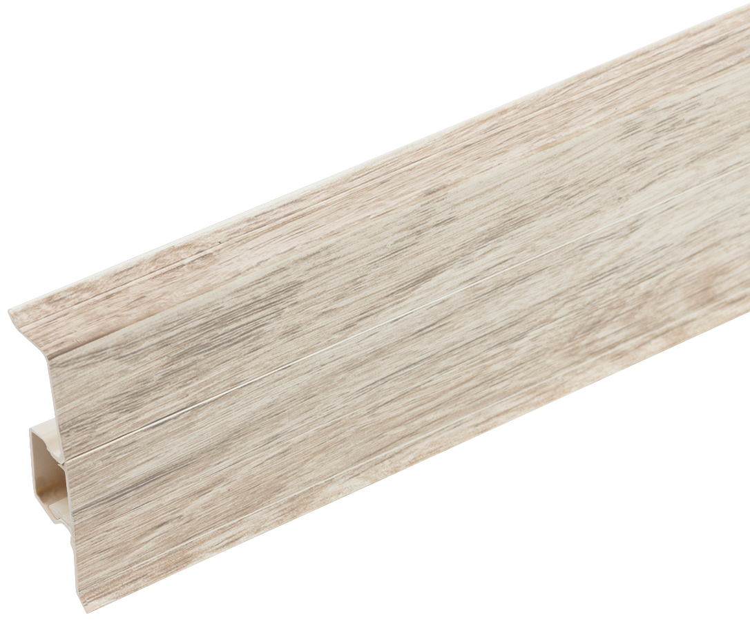 Listwa przypodłogowa PVC Cezar60 20x60mm Cezar Dąb Camas Mat 2,50m