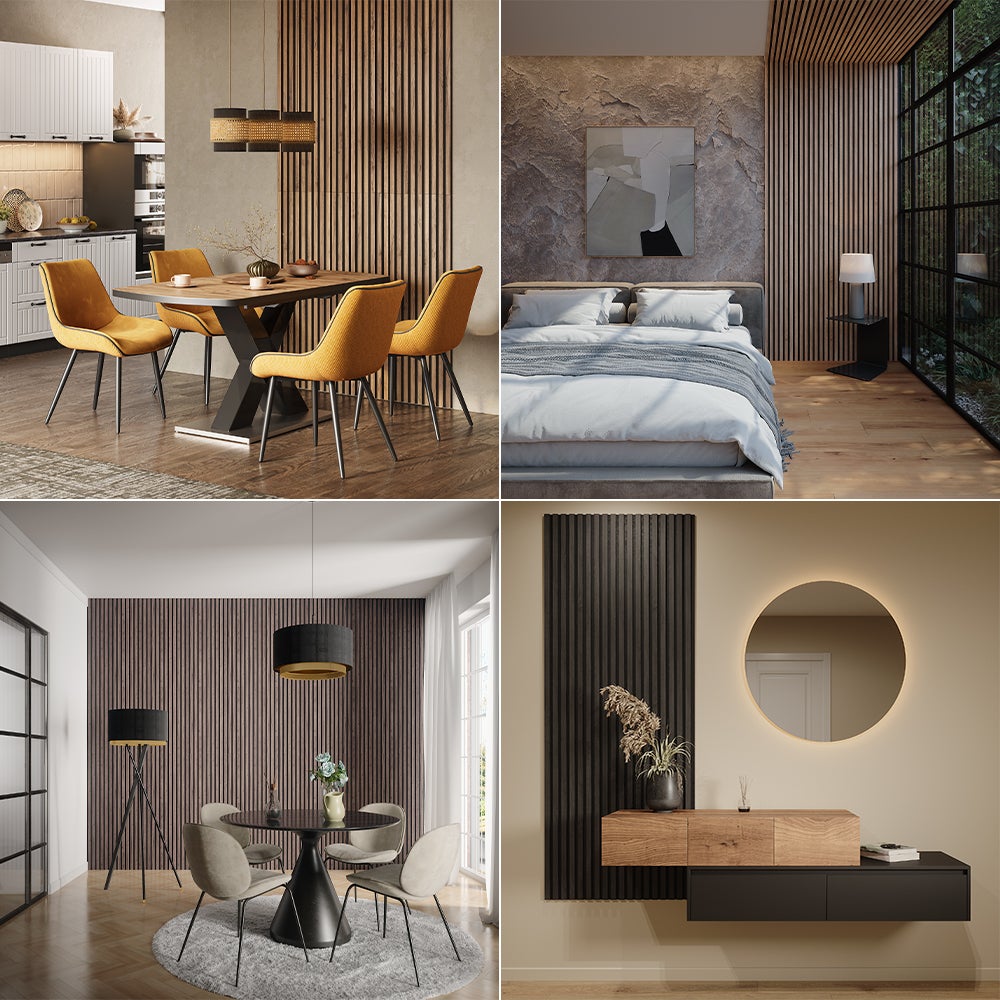 Vicco Wandpaneele Sonoa, carvalho, 8 Stück - 6