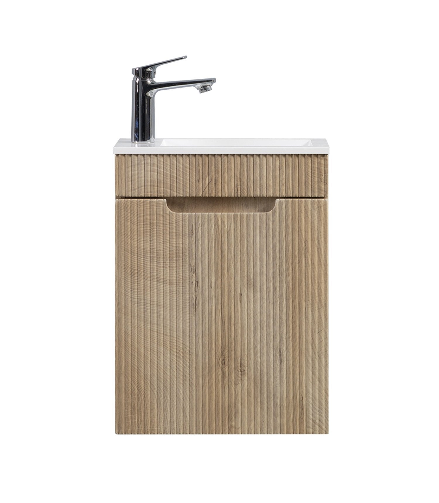 Meuble Lave-mains Thermis 40 x 22 cm Chêne Clair - - 6