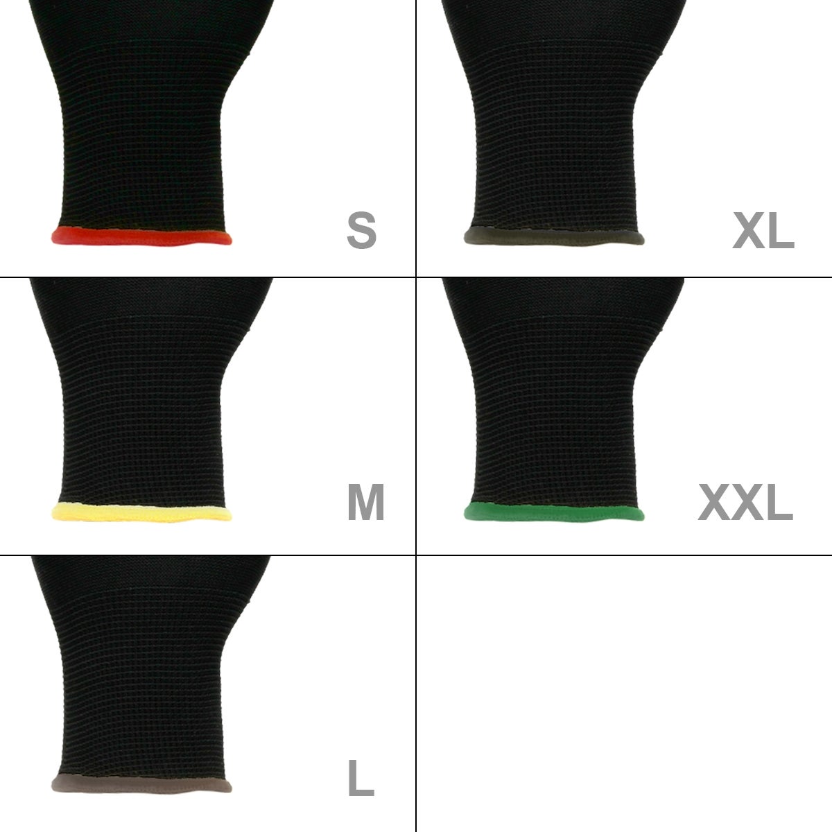 Ecd Germany 36 Paires De Gants De Travail En Pu, Taille 7-s, Couleur Noir, Gants De Mécanicien, Constructeurs, Pour Le Travail De Jardin - 5