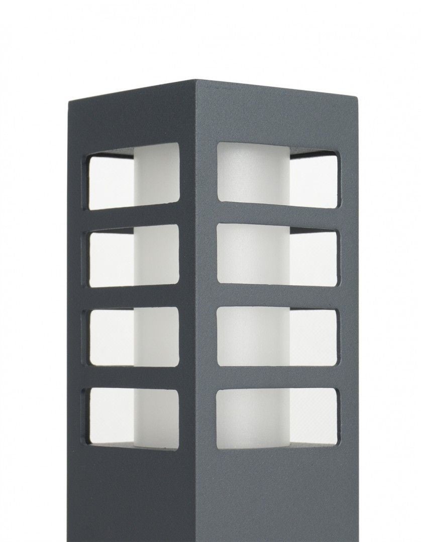 Lampa ogrodowa stojąca Rado ciemnoszara 1xE27x18W IP54 wym: 75 x 8 x 8 cm aluminium SU-MA