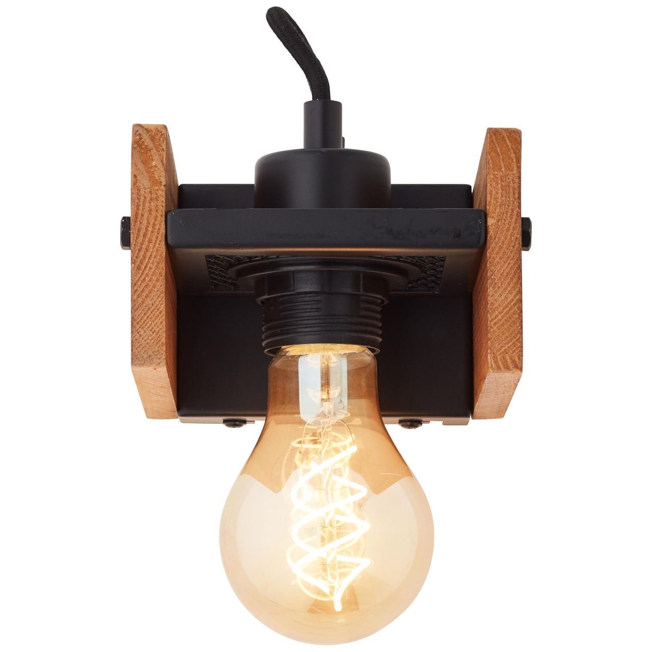 Brilliant lampa Tyas spot cocarde 3 żarówki czarny złoty plastik/czarny metal 3x D45, E14, 28 W - 4