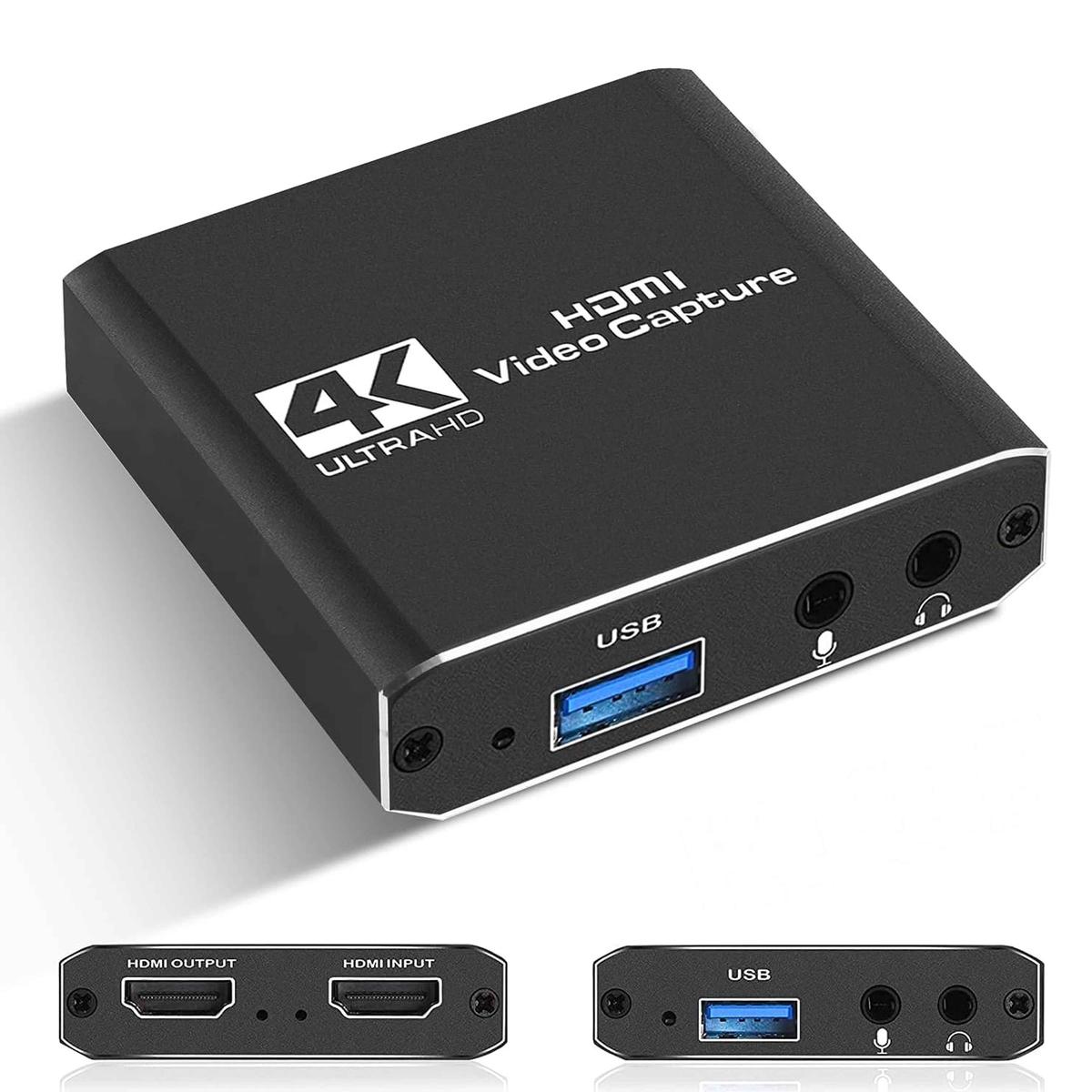 Scheda Di Acquisizione Video USB 3.0 - HDMI A USB, 1080p 60fps, Per Streaming, Gaming, Registrazione (PS4, Xbox, DSLR) - 4