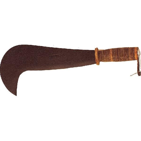 Roncola c/manico cuoio cm.45