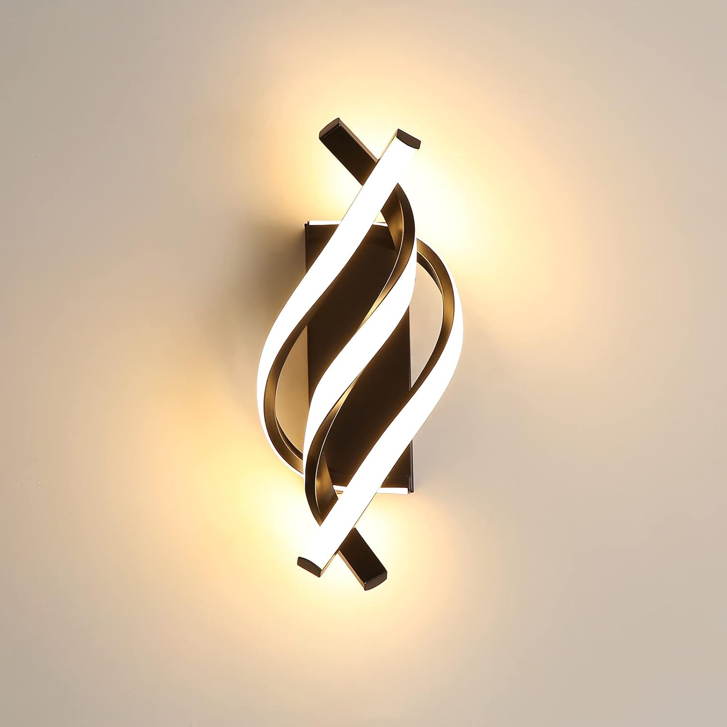 Kinkiet LED, nowoczesny kinkiet wewnętrzny 22W, kreatywny metalowy kinkiet 1440LM do salonu, na schody