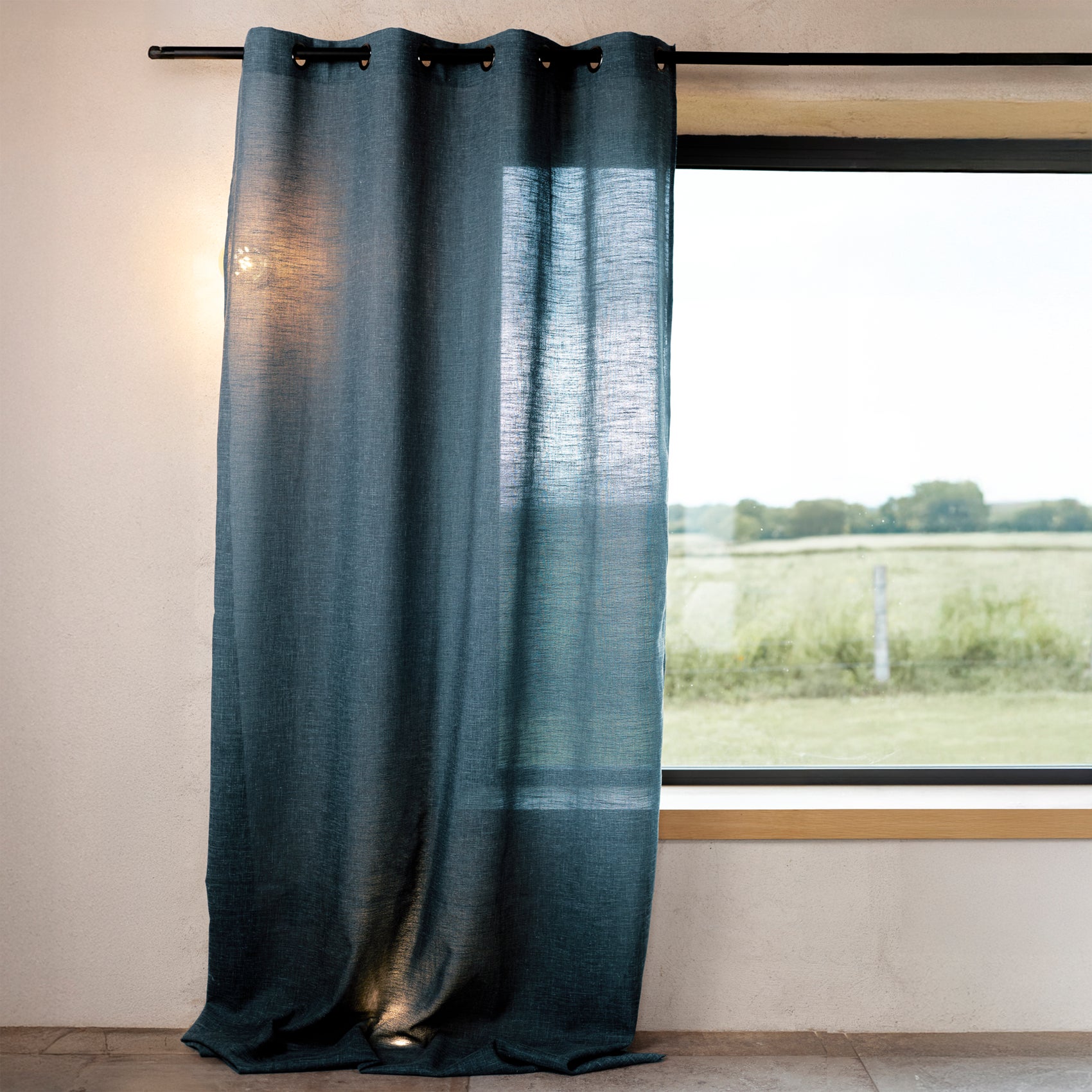 Home Maison  Cortina De Polilina Con Ojales Bronce , Leroy Merlin