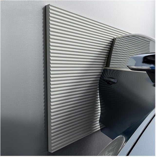 Film de protection mural autocollant pour garage (gris), mousse de protection pour garage, protection anti-chocs, coussin amortisseur pour protéger le