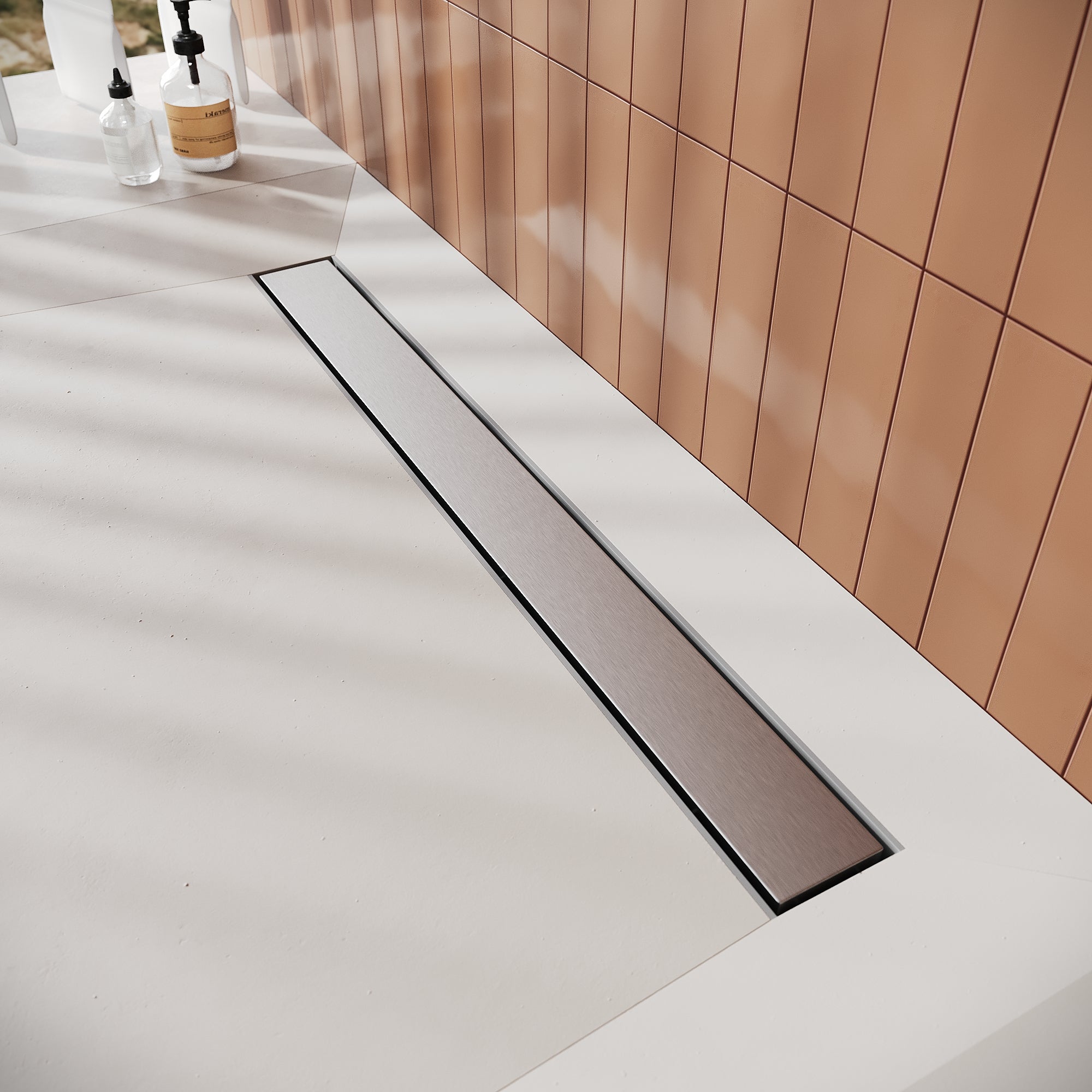 caniveau de douche a carreler