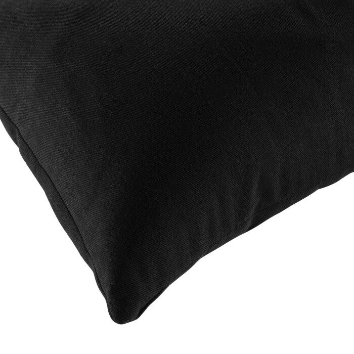 Coussin dehoussable 30 x 50 cm coton/polyester recycle grs twily Noir - 2
