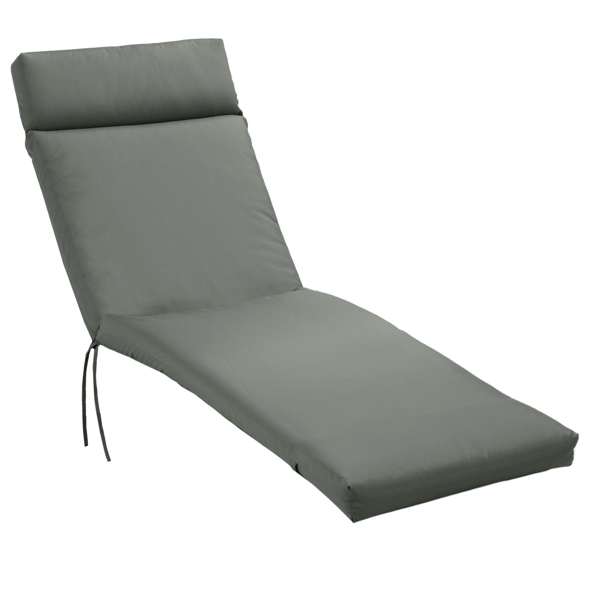 Coussin de chaise longue Tech out beige, l.180 x L.63 cm NATERIAL