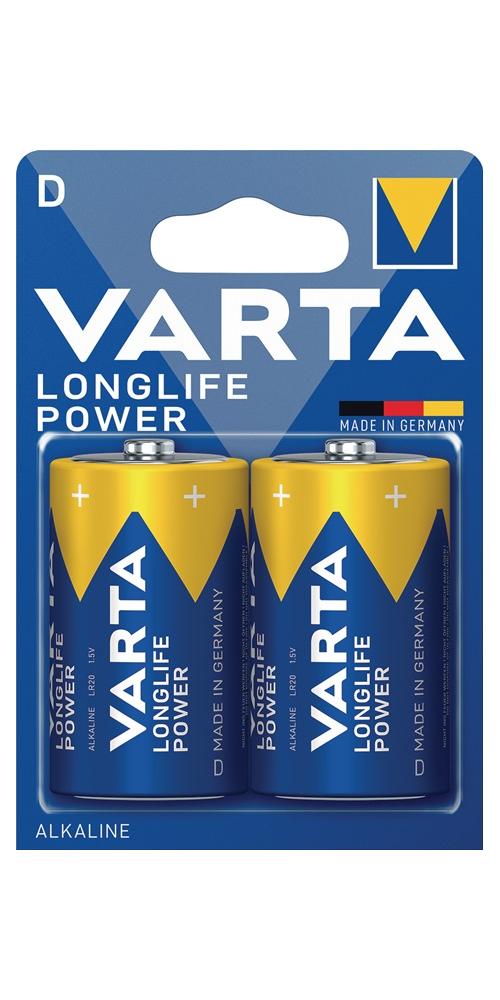 2 Piles LR20 D VARTA Alcaline - 7