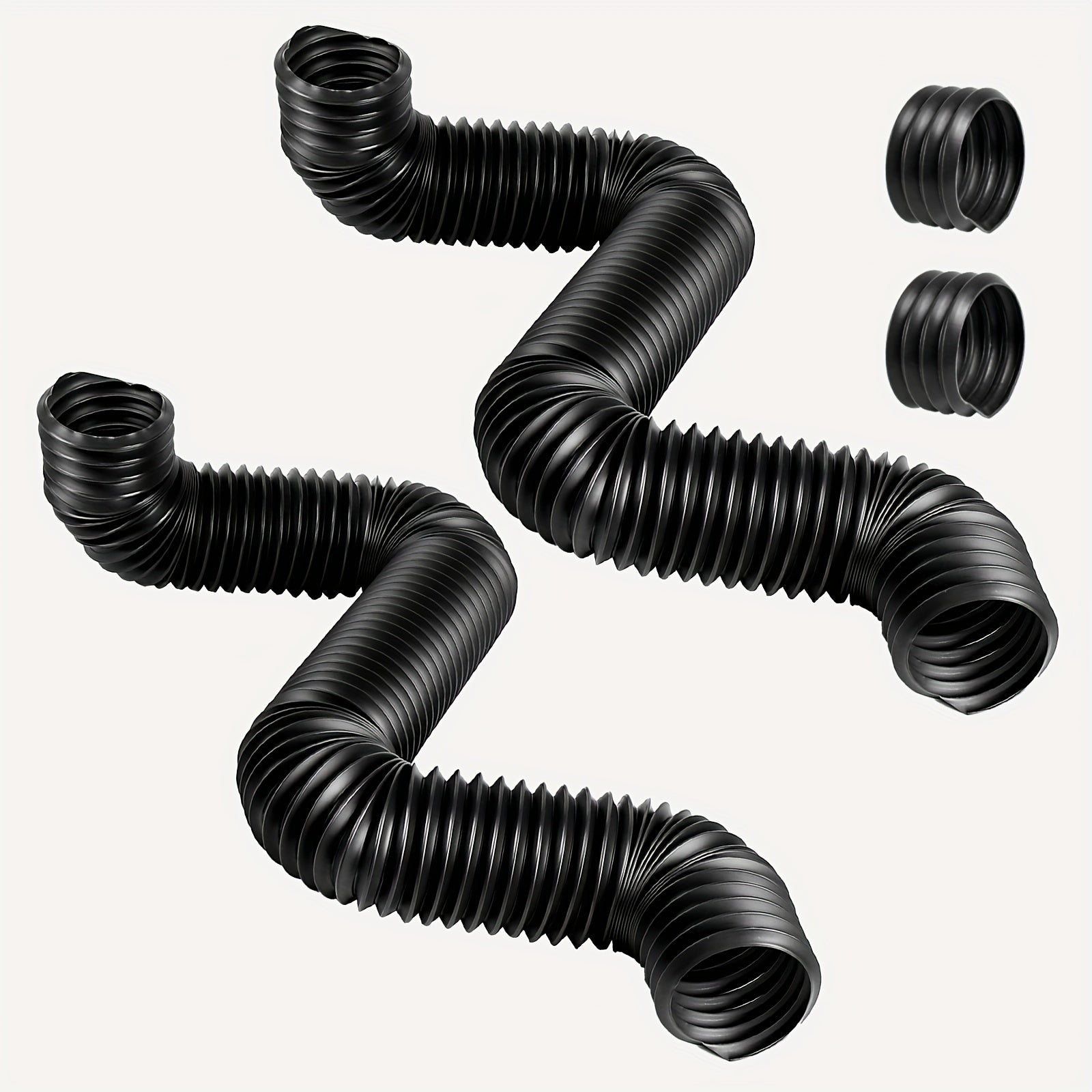 Lot de 2 rallonges de descente en polyéthylène avec connecteur rond ...