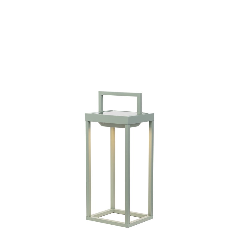 Фото - Прожектор / світильник Zafferano Domowa lampa solarna z 2 diodami LED, 37,3 cm - 2 W, zasilana bateriami, ścienna i stołowa z czujnikiem zmierzch