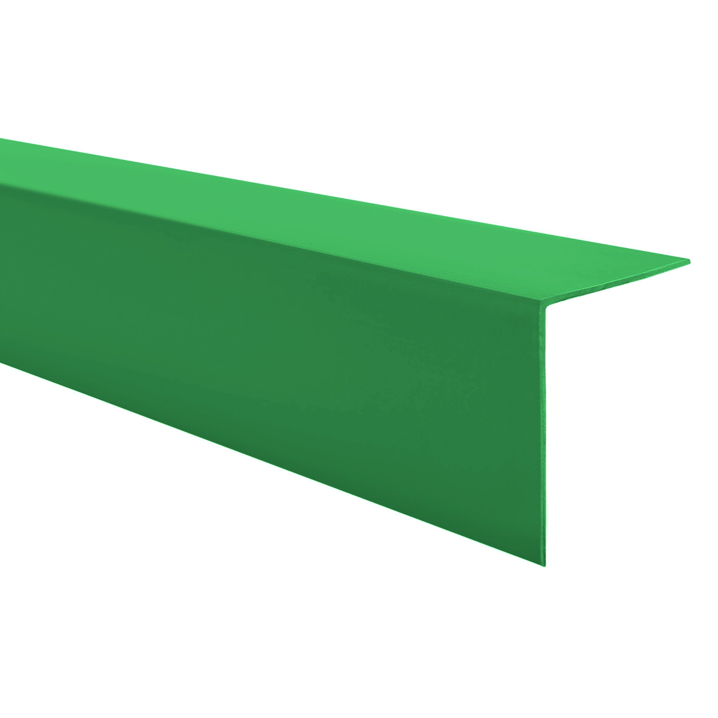 Kątownik twardy PCV 15x15 mm - ozdobny, profil L kątowy, narożnik dekoracyjny - trawiasty, 100 cm