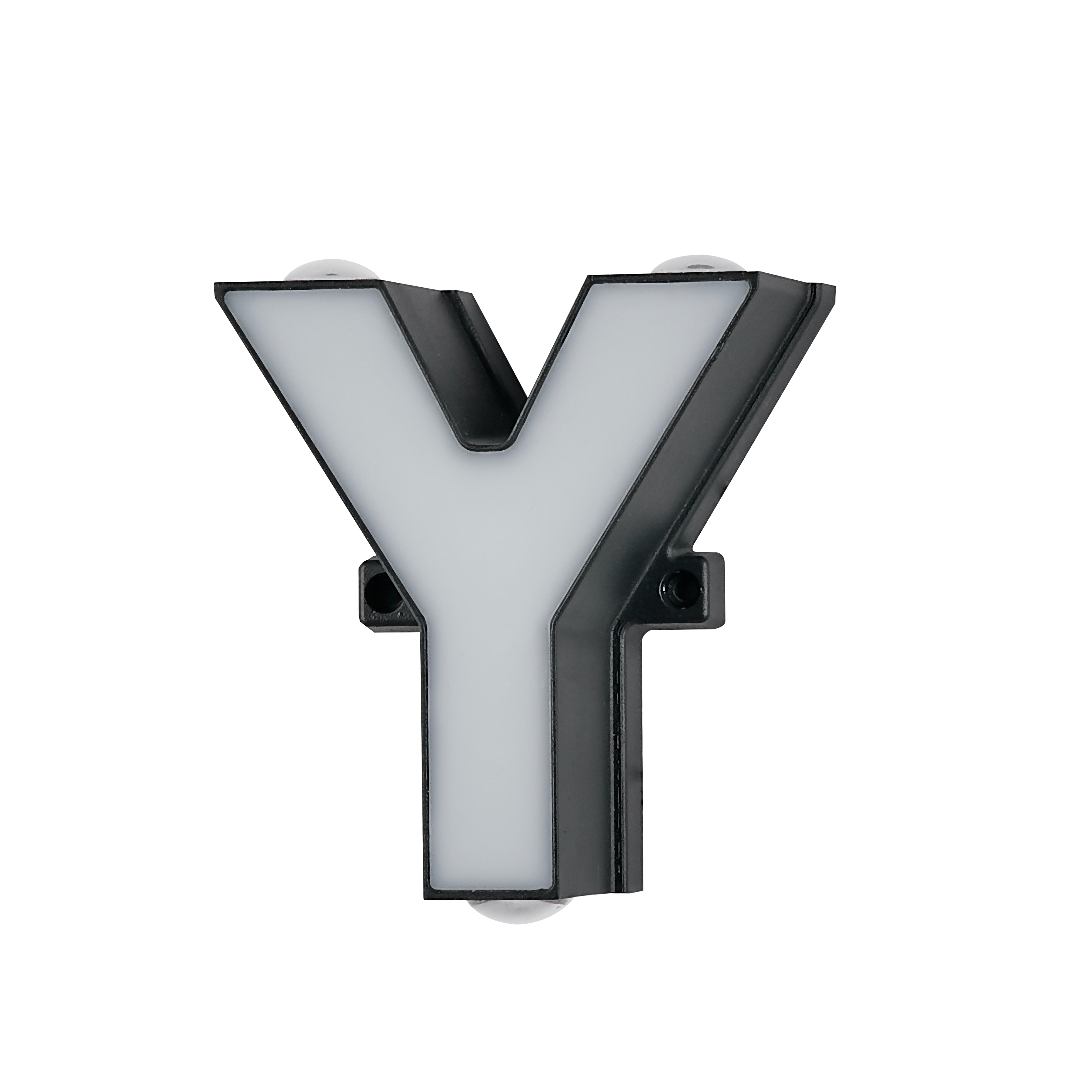 Litera Y, aluminiowy znak literowy 220 V, 13 * 5,5 cm