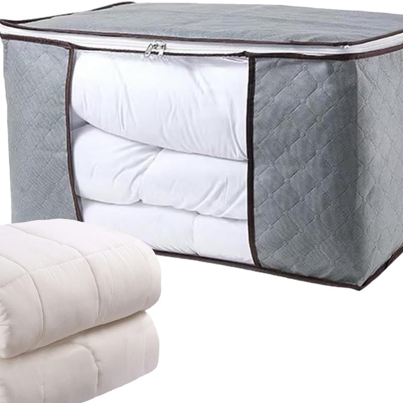 Torba do przechowywania kołdry - składany pojemnik do przechowywania ubrań - duża torba do przechowywania pod łóżkiem, pokrowiec do przechowywania w