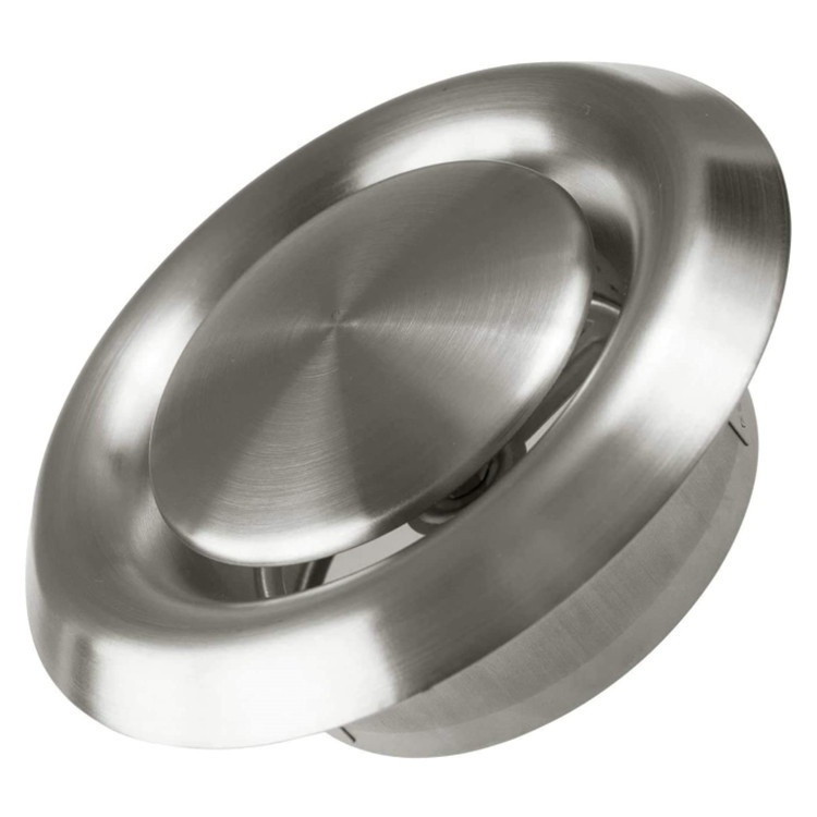Bouche VMC 125 mm Inox Extraction ou insufflation pour conduit et gaine — free download
