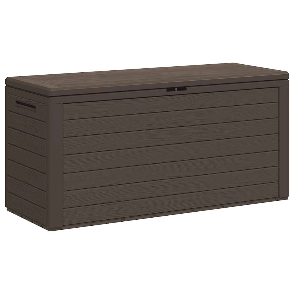 Boîte de rangement de jardin Marron 116x44x55 cm - 2