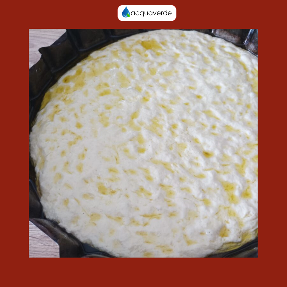 acquaverde | Tegame per l'originale Focaccia Barese, Ø 40 cm, Teglia in Metallo, Rotondo - MADE IN ITALY - 5