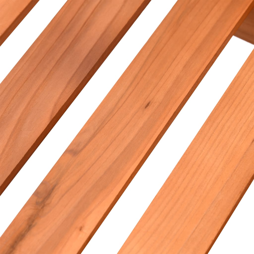 Maison Exclusive - Support à fleurs avec roues 110x25x101 cm bois massif de sapin - 7