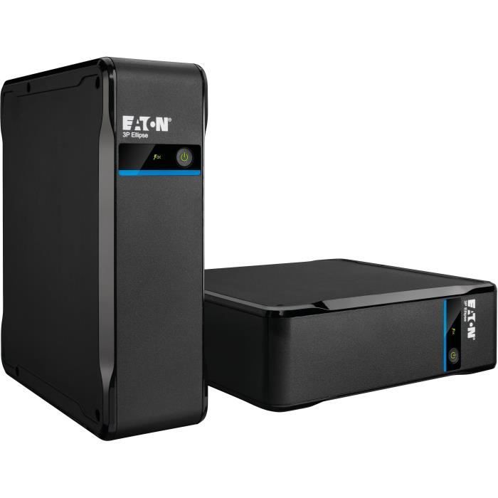 Onduleur Eaton Ellipse 3P700I, 700VA, 420W, Protection parafoudre, Pour ...