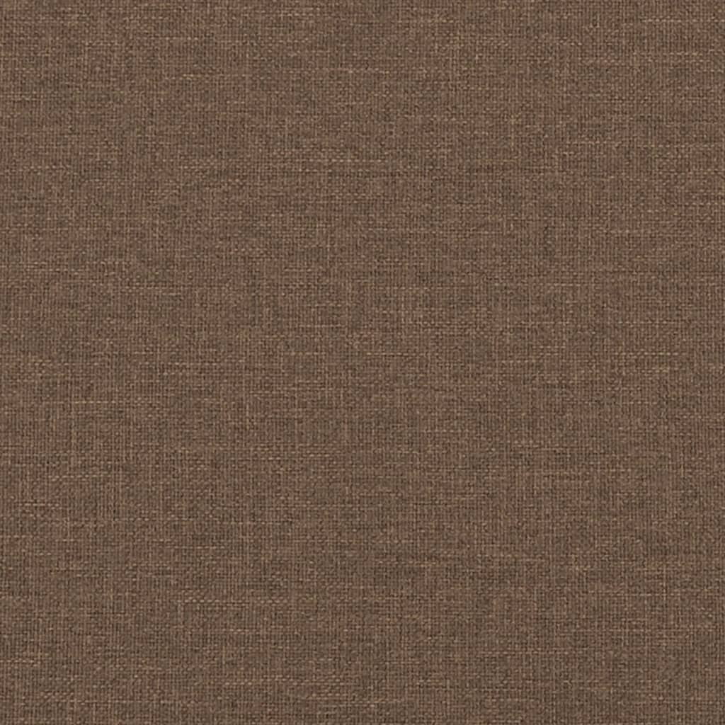 Ensemble de canapés 3 pcs avec coussins Marron Tissu vidaXL - 6