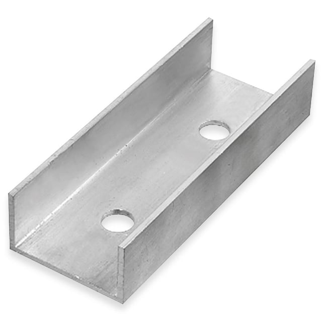 Giunto di fissaggio a 2 fori per profili di montaggio fotovoltaici 40 x 40 mm