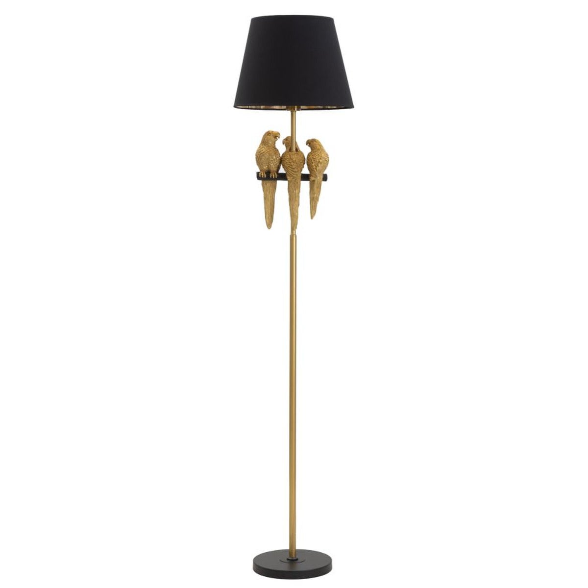 Lampa Podłogowa Papuga 4, Metal, Czarny, Seven Design