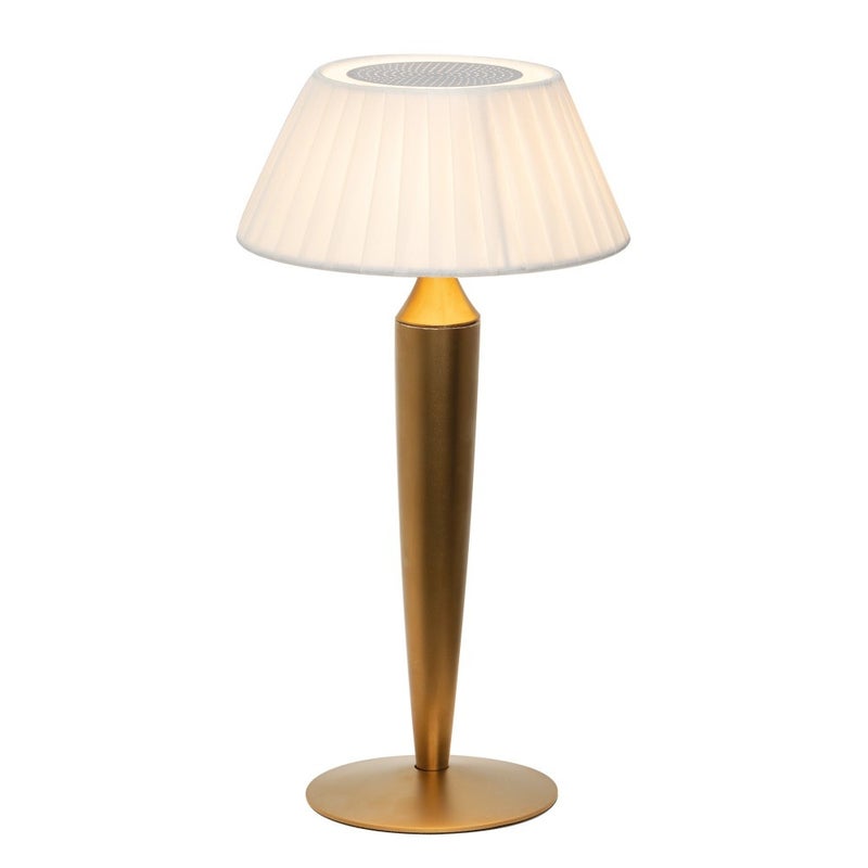 Фото - Настільна лампа Zafferano Lampa stołowa Flaminia LED Touch z akumulatorem - klasyczny design bezprzewodowy, kolor złoty