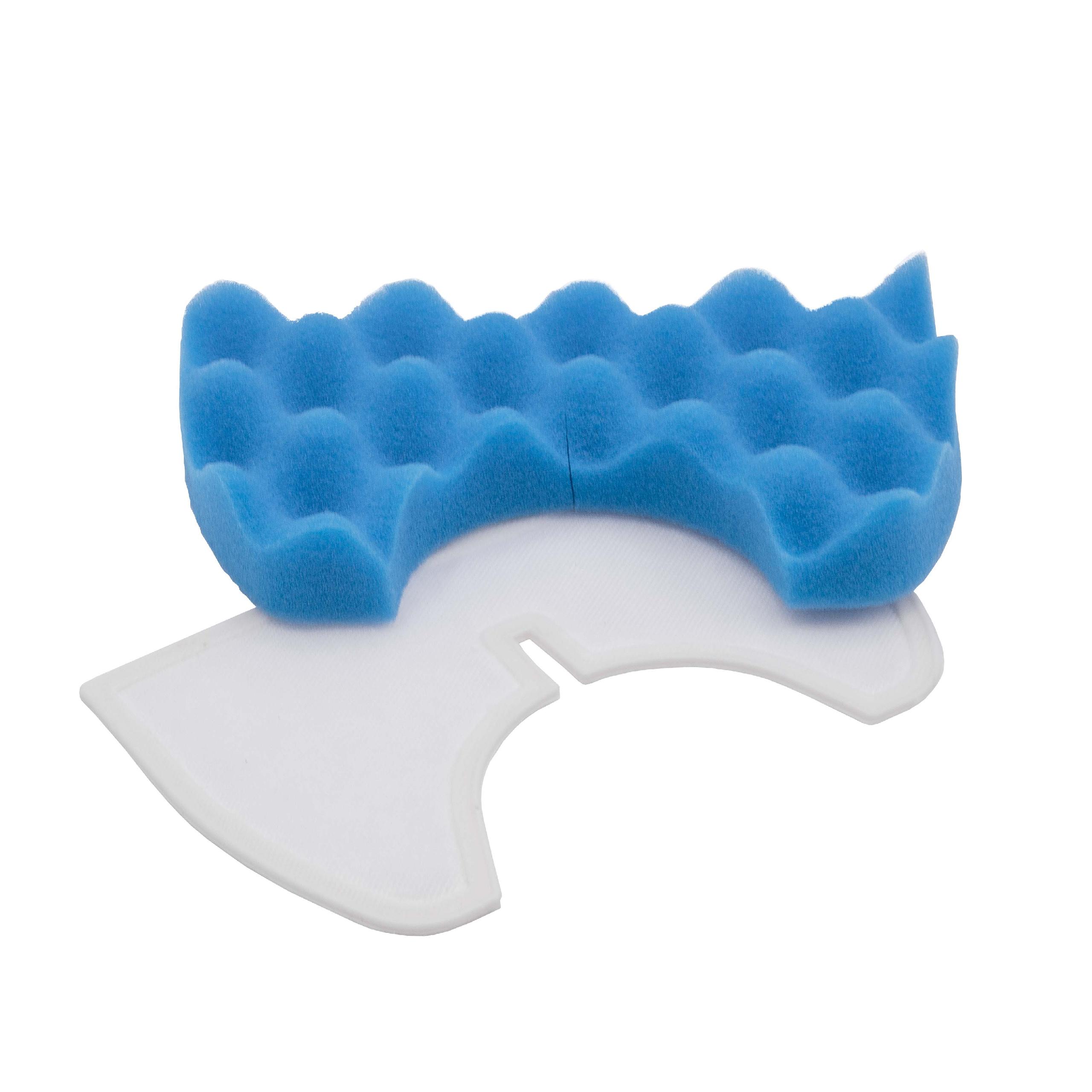 vhbw Lot de filtres compatible avec Samsung SC4325 VCC4325S31/RVC aspirateur - 2x Filtres de rechange (filtre en tissu, filtre éponge) - 2
