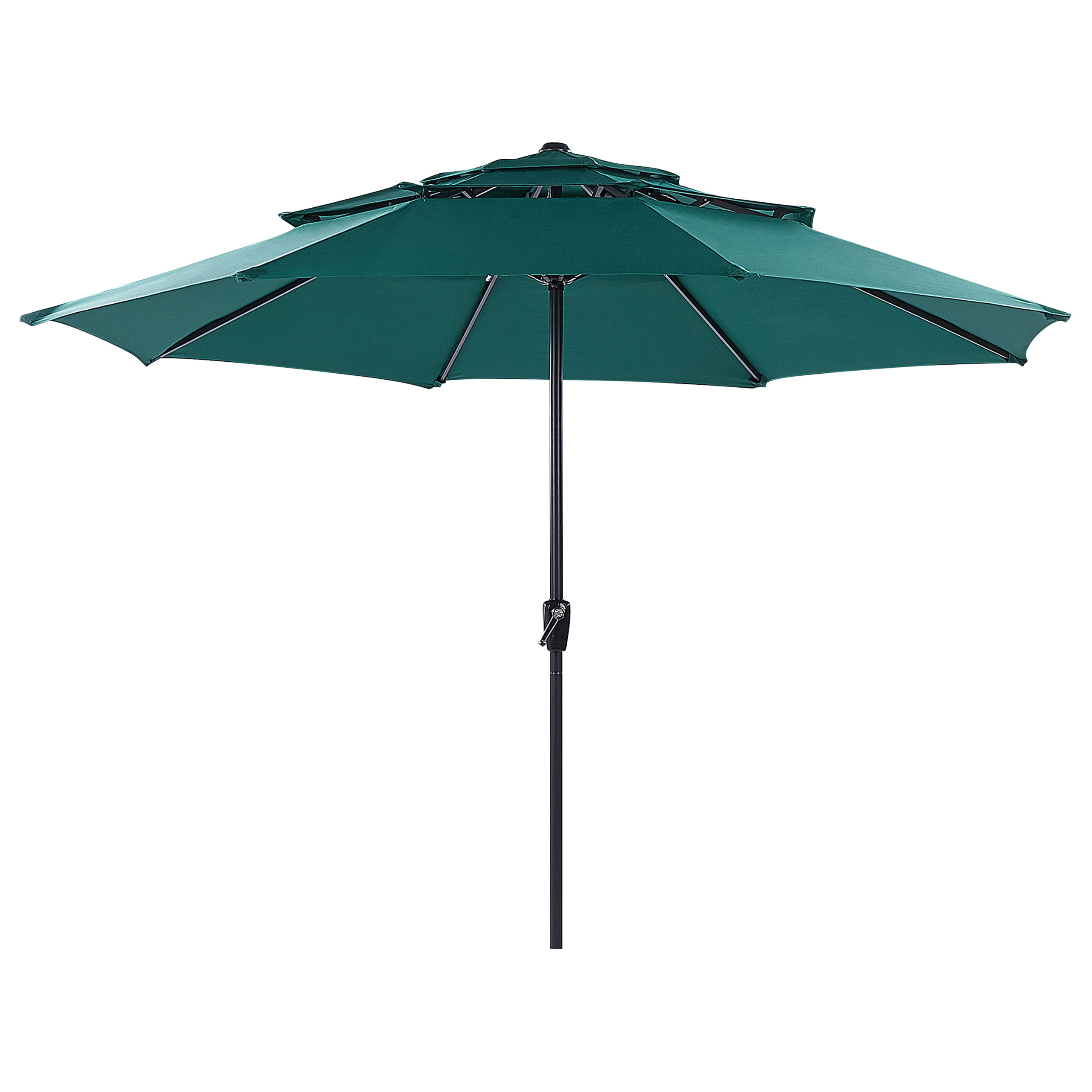 Umbrelă de terasă 285 cm BIBIONE Verde smarald