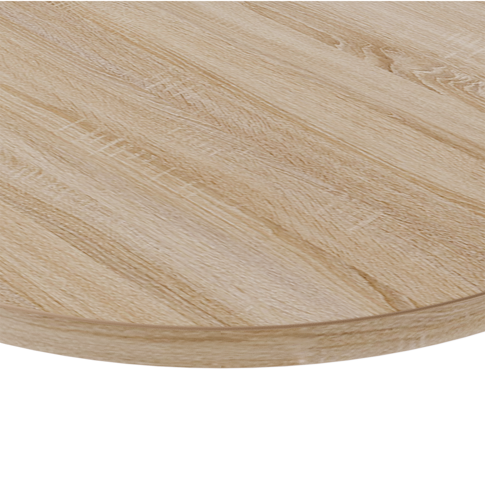 KOLM Blat laminowany dąb sonoma okrągły fi 50 cm do stołu, stolika