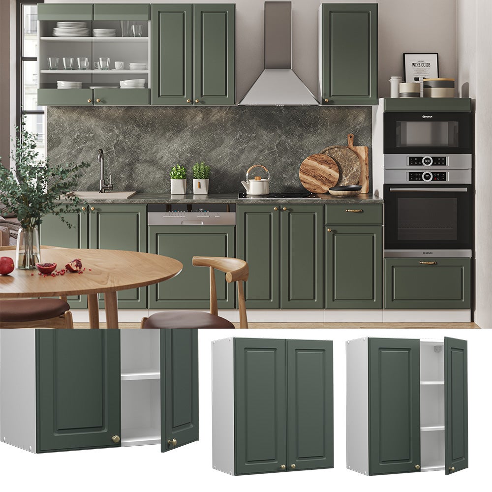Vicco Elément haut de cuisine Fame-Line, Vert Or Campagne, 60cm - 2