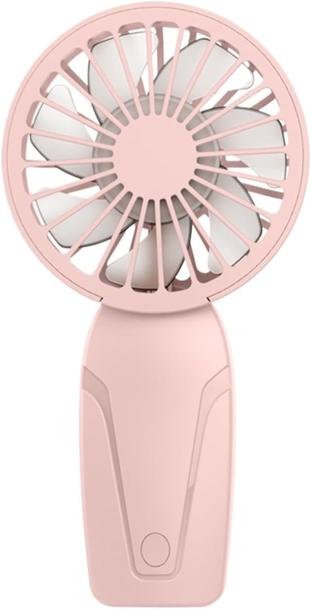 Mini ventilateur de poche, rechargeable par USB, vitesse unique, indispensable en voyage.