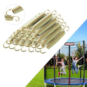 Ressorts De Trampoline COSTWAY - Lot De 20, Acier Galvanisé Super Solide, Avec Outil En T - 14 Cm - Antirouille & Longue Durée
