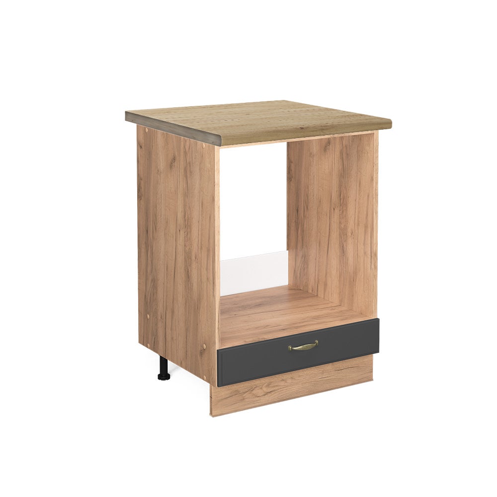 Vicco Szafka kuchenna Fame-Line, Antracytowo-złoty, 60 cm , BP Dąb