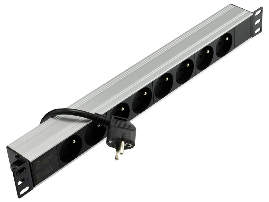 NEKU Listwa zasilająca do szaf RACK 19'' 8 gniazd