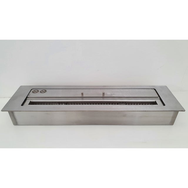 Brûleur encastrable double couche 6,0 L avec fibre de sécurité et suppresseur de flamme – pour cheminées au bioéthanol – Tecno Air System