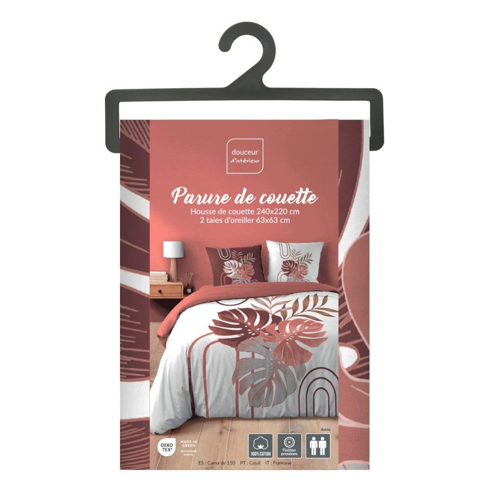 Housse de couette 240x220 + 2 taies ASTRIA 100% coton - 5