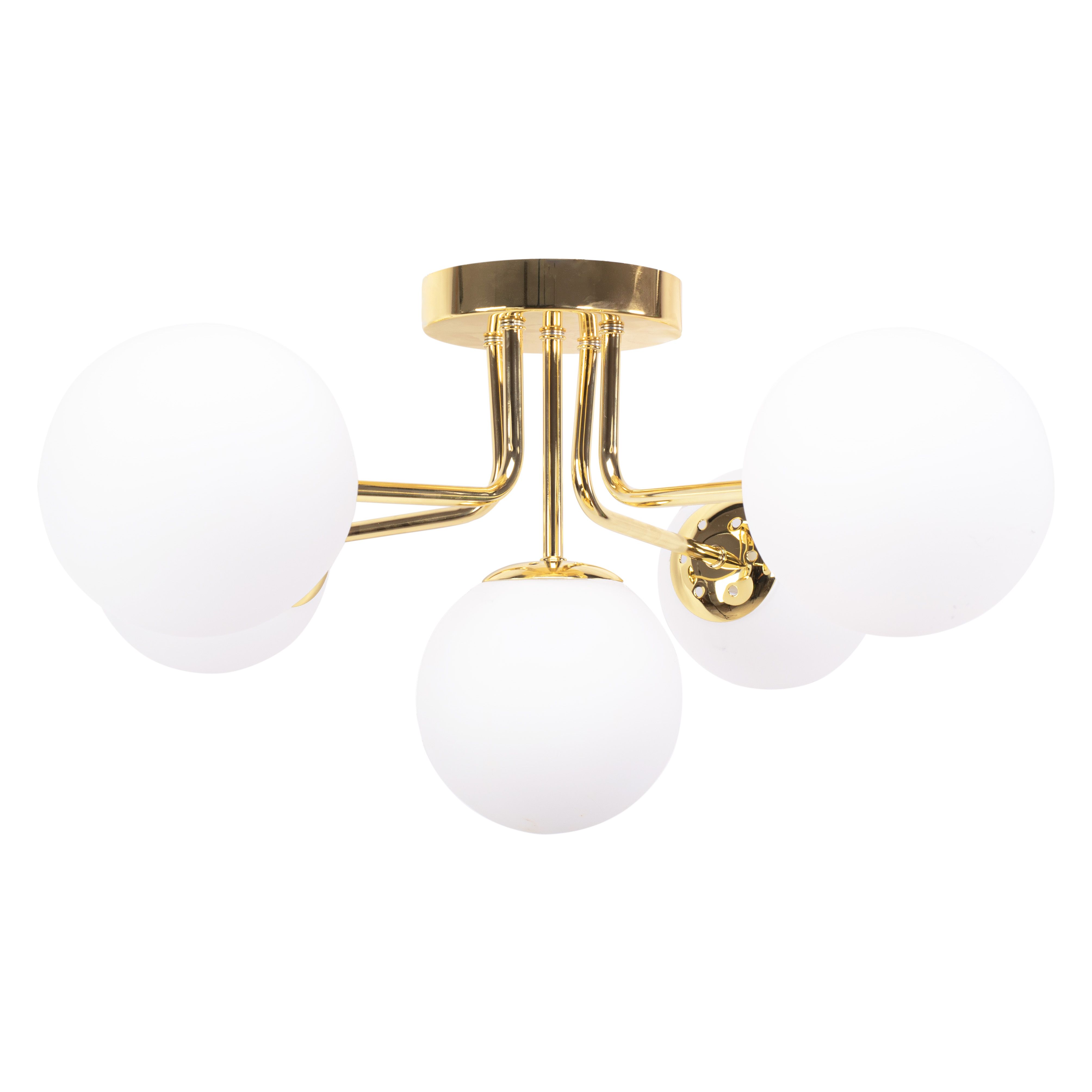 Lampa Sufitowa Toolight App1575-5Cp Złoty