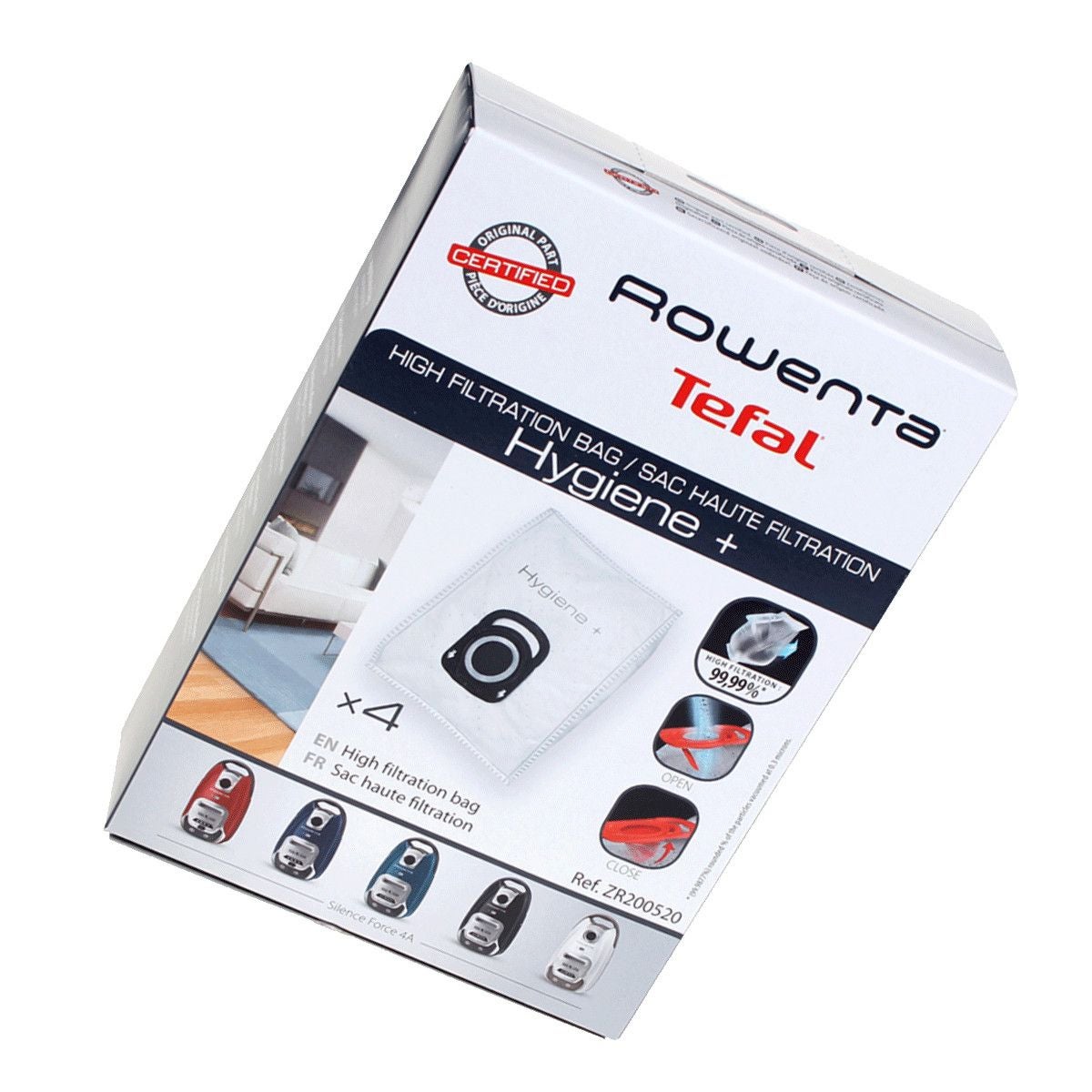 Rowenta ZR470 Papier-Staubsaugerbeutel – Austauschfilter Für Ambia Staubsauger, Original