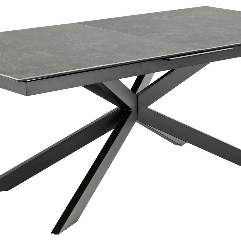 Irwine stół do jadalni 100x200/240cm rozkładany czarny.