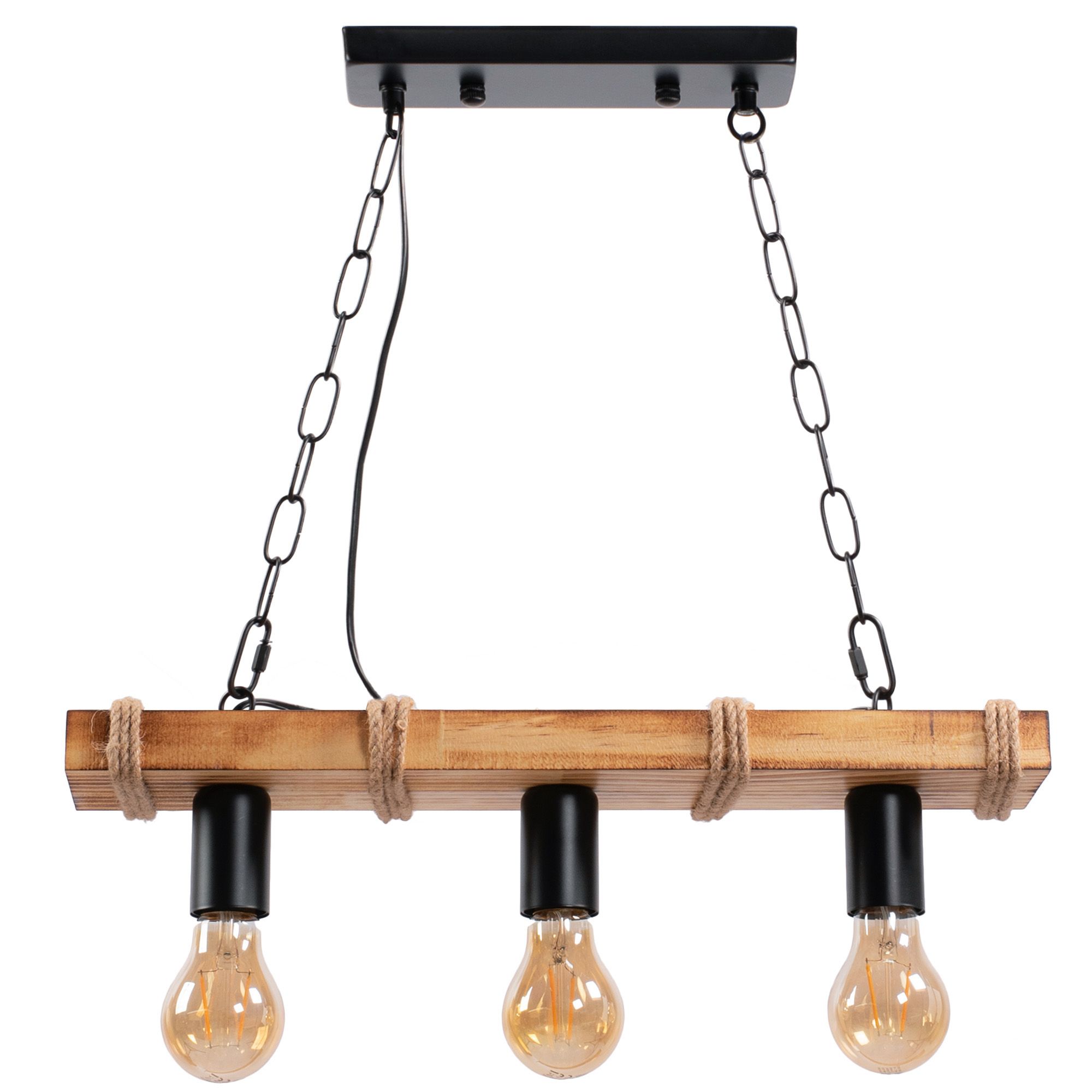 Lampa Sufitowa Wisząca Toolight App1319-3Cp Czarny