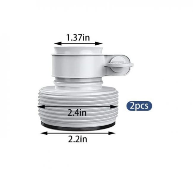 Connettore adattatore per tubo da 1,5 a 1,25 Parti della pompa per Connettore adattatore per tubo da 1,5 a 1,25 Parti della pompa per