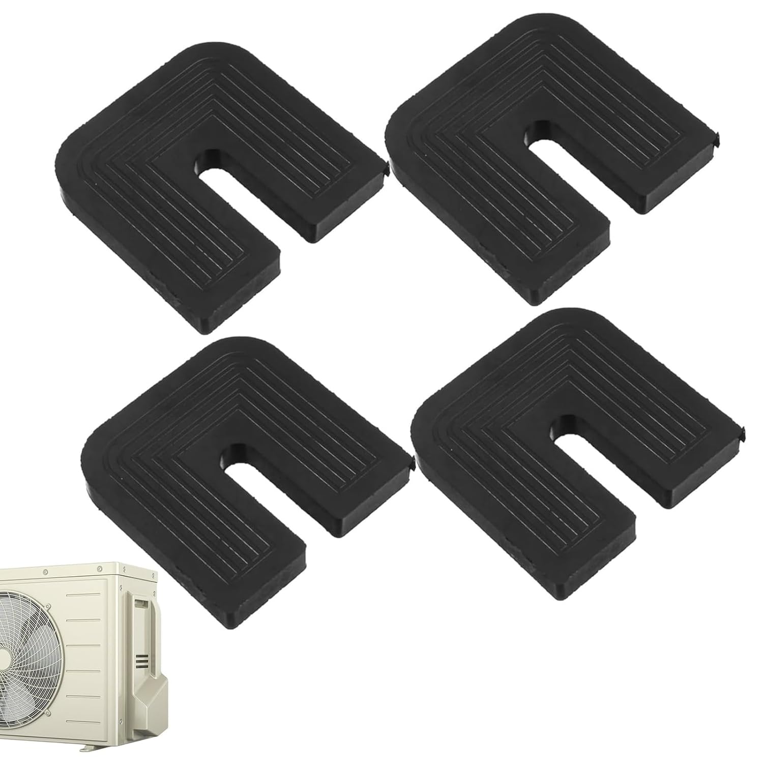 Tapis Anti-Glissement Et Amortisseurs De Vibrations Pour Climatiseurs - Isolateurs En Caoutchouc