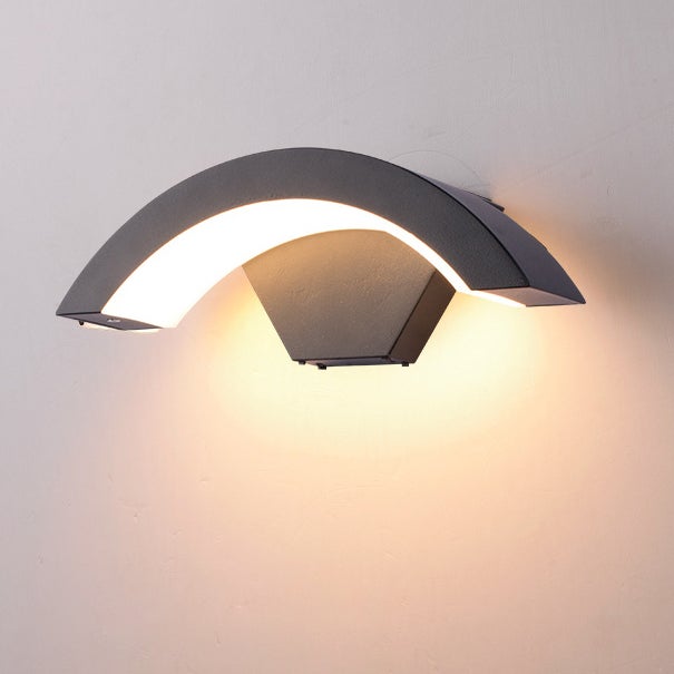 Zewnętrzna lampa ścienna LED, nowoczesna zewnętrzna lampa ścienna 24W, wewnętrzne światła dekoracyjne LED, wodoodporna IP65, biały ciepły 3000K